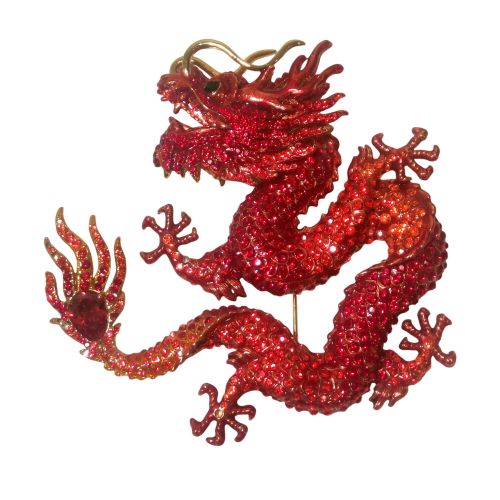 Grande broche dragon - (Londres) - butler and wilson - Modalova