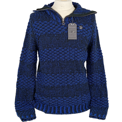 Pull homme de la marque col camionneur  manches longues couleur et bleu taille L (42) - kaporal - Modalova