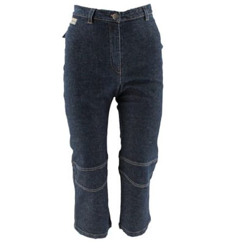 Pantacourt en jeans fonc - taille 40 - voodoo - Modalova