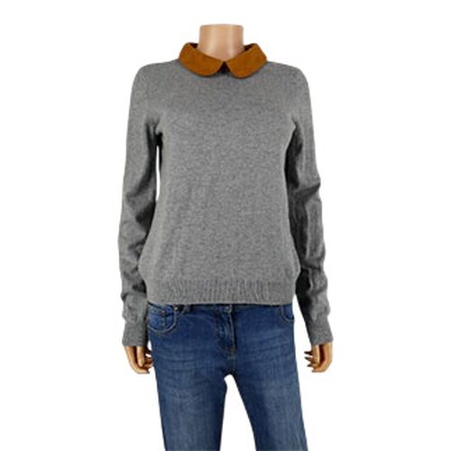 Pull chin col claudine marron - Taille M - bizzbee - Modalova