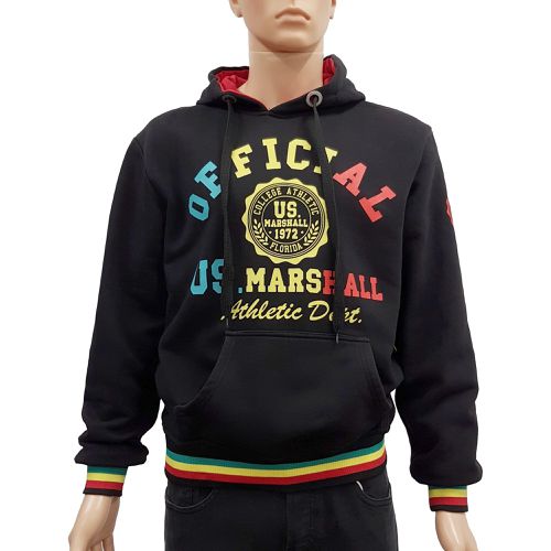 Sweat  capuche US. Marshall T L Hoody aux couleurs Rasta Jamaque - us marshall - Modalova