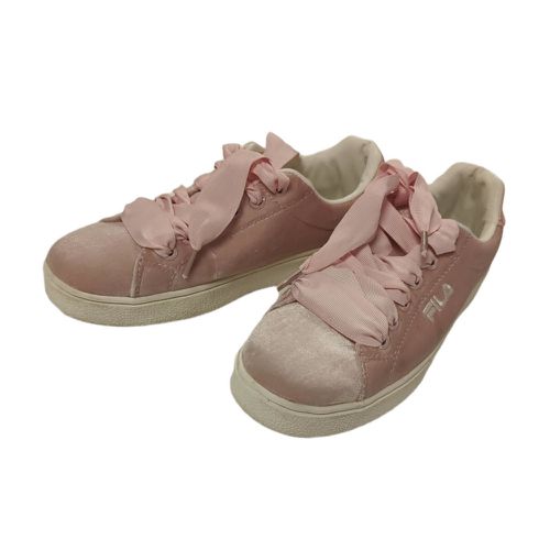 Baskets en velours rose Fila 36 - Label Emmaus - Modalova