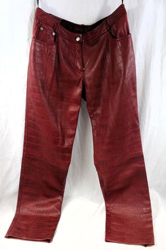 Pantalon En Cuir - (42?) - christian dior - Modalova