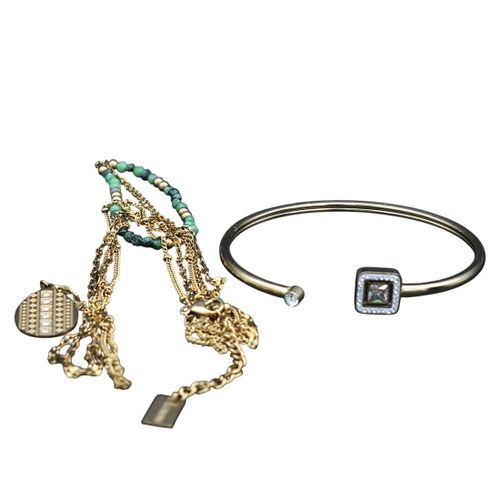Colliers multi-rang Somini et bracelet en acier - Label Emmaus - Modalova