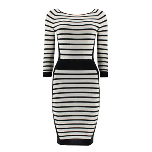 Robe marine  rayures blanches - taille XS - h&m - Modalova