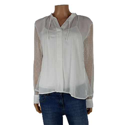 Blouse blanche manches transparentes - taille 42 - collection irl - Modalova