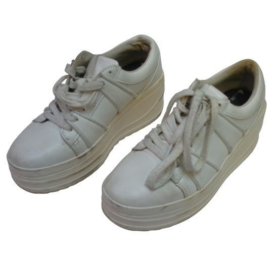 Baskets ZARA, blanche, pointure 35 - Zara - Modalova