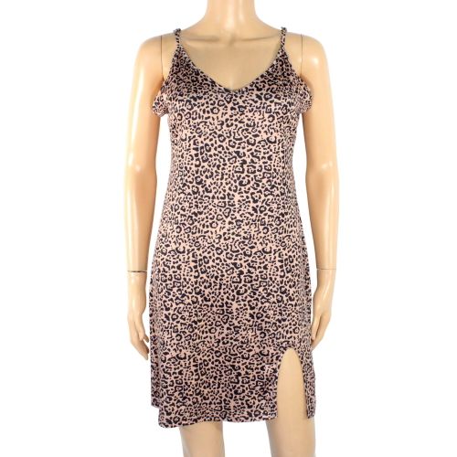 Robe Rose Lopard SHEIN Taille L - shein - Modalova
