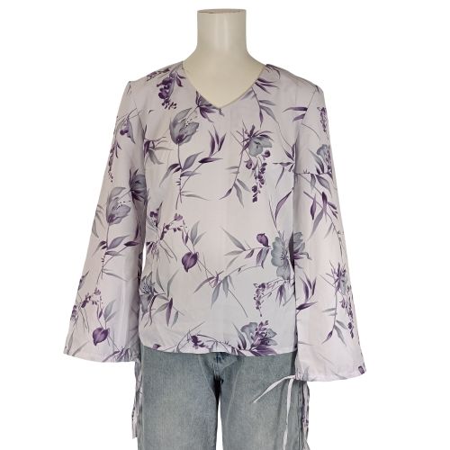 Blouse blanche imprimé floral taille 36 A3755 - Daxon - Modalova