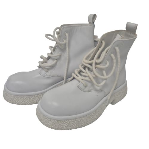 Bottines blanche  lacet - Taille 36 - zara - Modalova