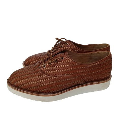 Mocassin tressé cuir - -taille 40 - Bocage - Modalova