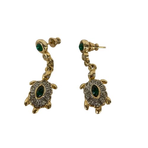 Boucles d'oreilles tortue dores - Label Emmaus - Modalova