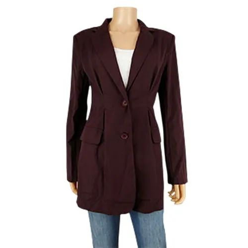 Veste lgre bordeaux - Taille 38 - shein - Modalova