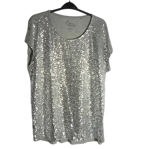 T-shirt en sequins, manches courtes , BEA Glam Star CANDA , C&A, Taille: L - canda c&a - Modalova