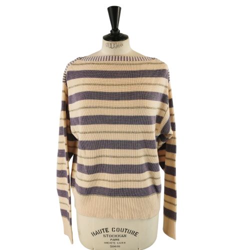 Pull en maille TM (estime)  rayures - Label Emmaus - Modalova