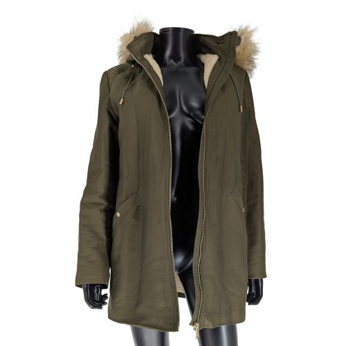 Manteau MNG T.M  capuche fourrure amovible - mango - Modalova