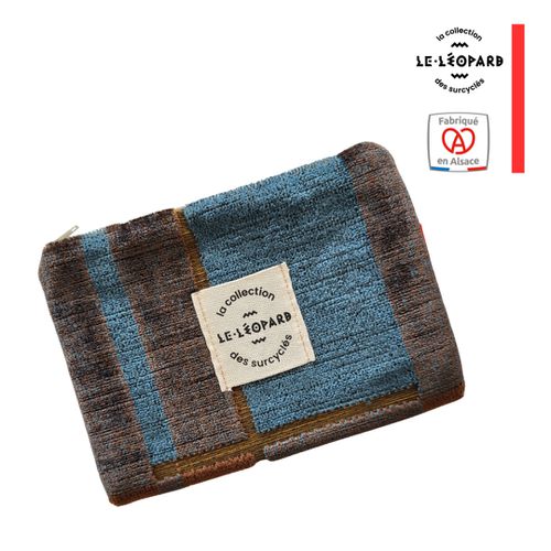 LES SURCYCLES - Pochette Velours style Vintage - Modle S - les surcycls du lopard - Modalova