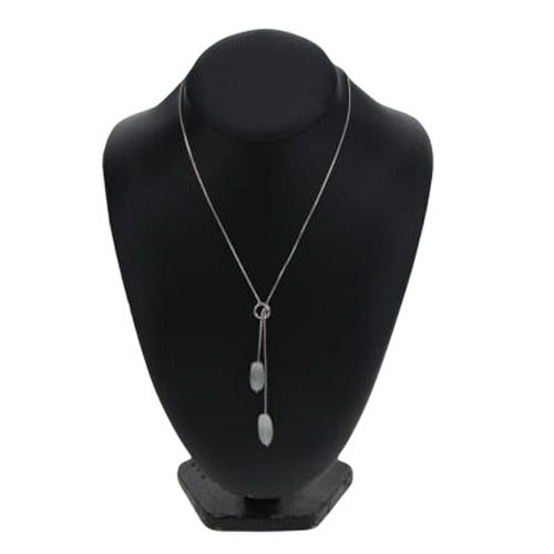 Collier argenté à perles - femme - Label Emmaus - Modalova