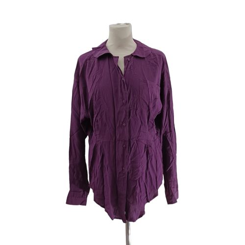 Chemisier en soie violette-American rtro - 36 - Label Emmaus - Modalova