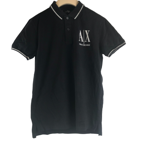 Polo noir - Armani Exchange - S - armani exchange - Modalova