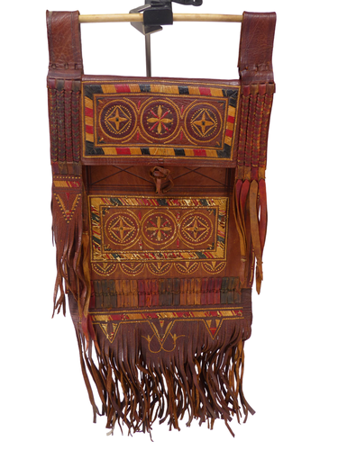 Sac traditionnel marocain en cuir - Label Emmaus - Modalova