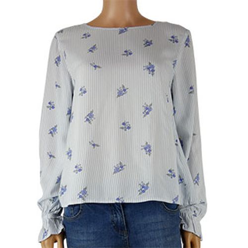 Blouse blanche imprime a fleurs et rayures - -Taille 36 - h&m - Modalova