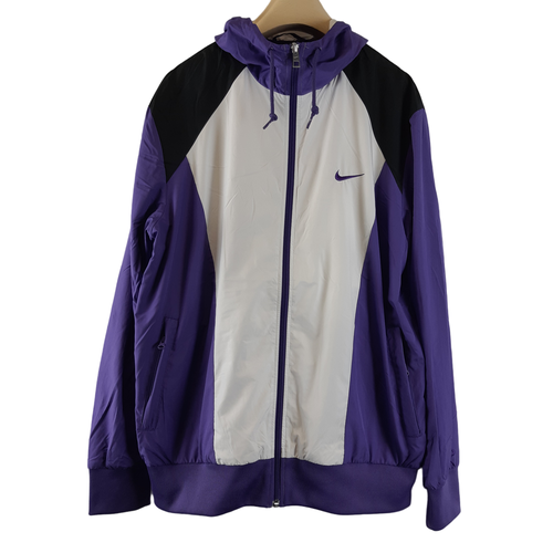 Veste de sport blanche et violette  capuche - L - nike - Modalova