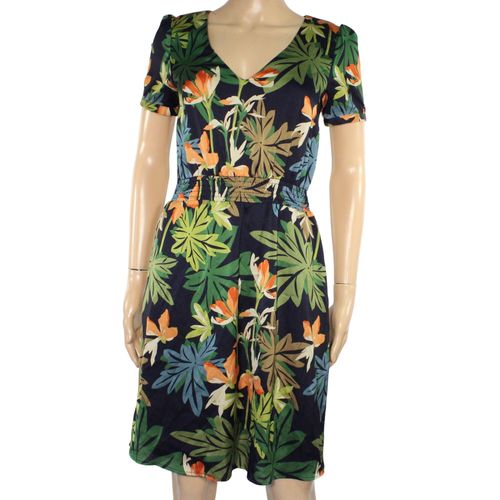 Robe  imprim Feuillage Taille 34 - etam - Modalova