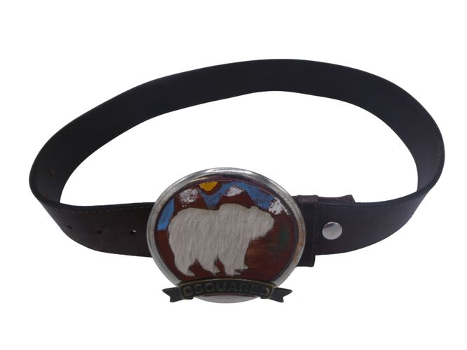 Ceinture motif Ours blanc - dsquared - Modalova