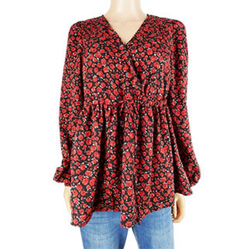 Blouse imprime fleurs rouges - Taille M - shein - Modalova