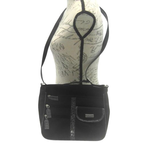 Sac  main avec contours gris  motifs d'cailles - guy laroche - Modalova