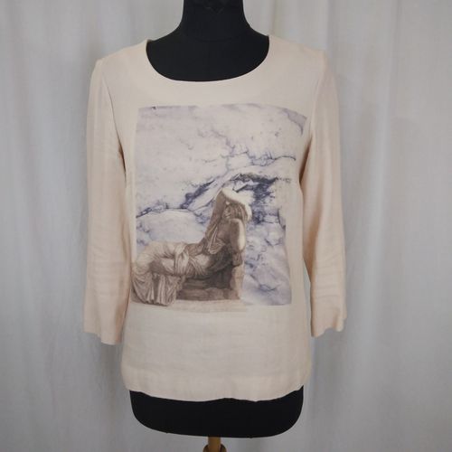 Blouse imprim manches 3/4 - 38 - nice things - Modalova