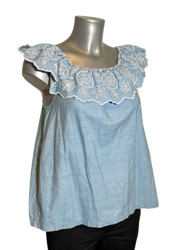 Blouse neuve volant dentelle T40 - springfield - Modalova