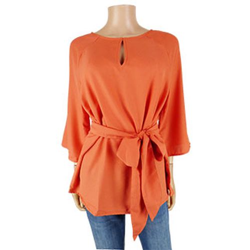 Blouse corail manches 3/4 - Taille 40 - blanche porte - Modalova