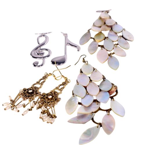 Boucles d'oreille longues pour oreilles percées - Label Emmaus - Modalova