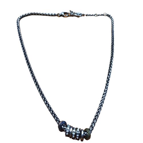 Collier en mtal + strass - Fossil - fossil - Modalova