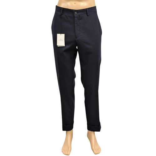 Neuf & tiquette Pantalon de costume T M/L en laine marine - de fursac - Modalova