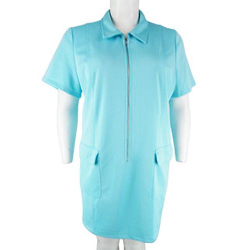 Robe turquoise manches courtes - -Taille 3XL - urban - Modalova