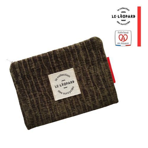 LES SURCYCLES - Pochette Velours Marron - Modle S - les surcycls du lopard - Modalova