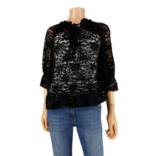 Blouse transparente  dentelle - taille 1 - Label Emmaus - Modalova