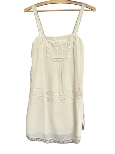 Robe d t  bretelles et dentelles beige   taille S - see u soon - Modalova