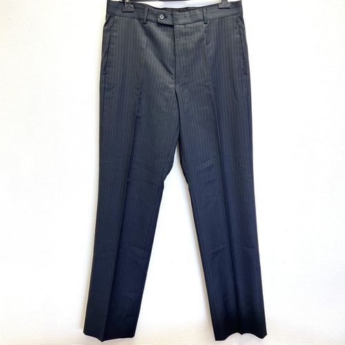 Pantalon  pince Yves Saint Laurent Gris rayures blanches - T 44 - yves saint-laurent - Modalova