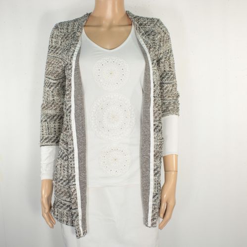 Gilet Beige. Blanc Taille S - desigual - Modalova