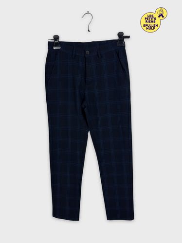 Pantalon  carreaux marine et roi  - zara - Modalova