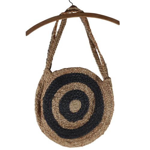 Sac rond en jute - vintage addiction - Modalova