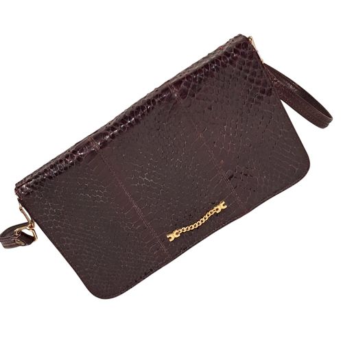 Sac  main cuir bordeaux - Label Emmaus - Modalova