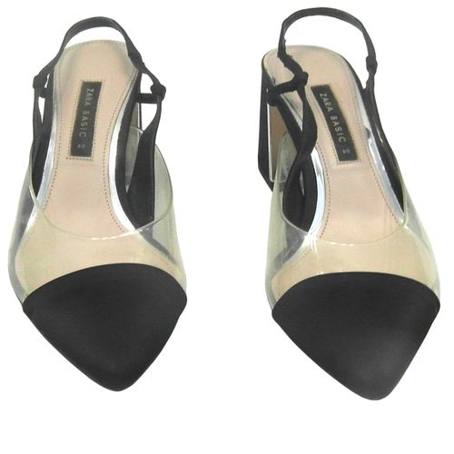Chaussures  talons semi transparents Basic taille 40 - Zara - Modalova
