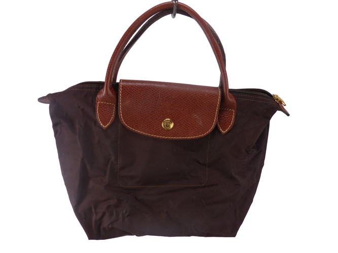 Sac Longchamp marron - Label Emmaus - Modalova