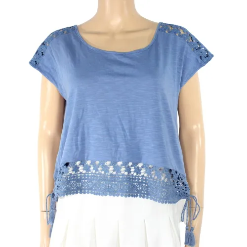 T-Shirt Femme Bleu ETAM Taille L - etam - Modalova