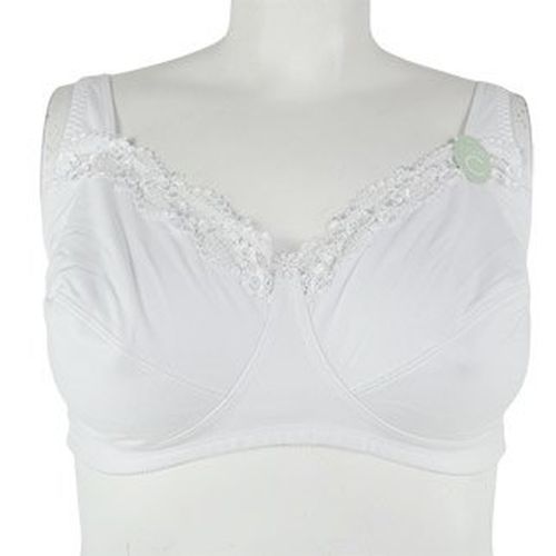 Soutien gorge sans armatures avec broderie --taille 110c - damart - Modalova